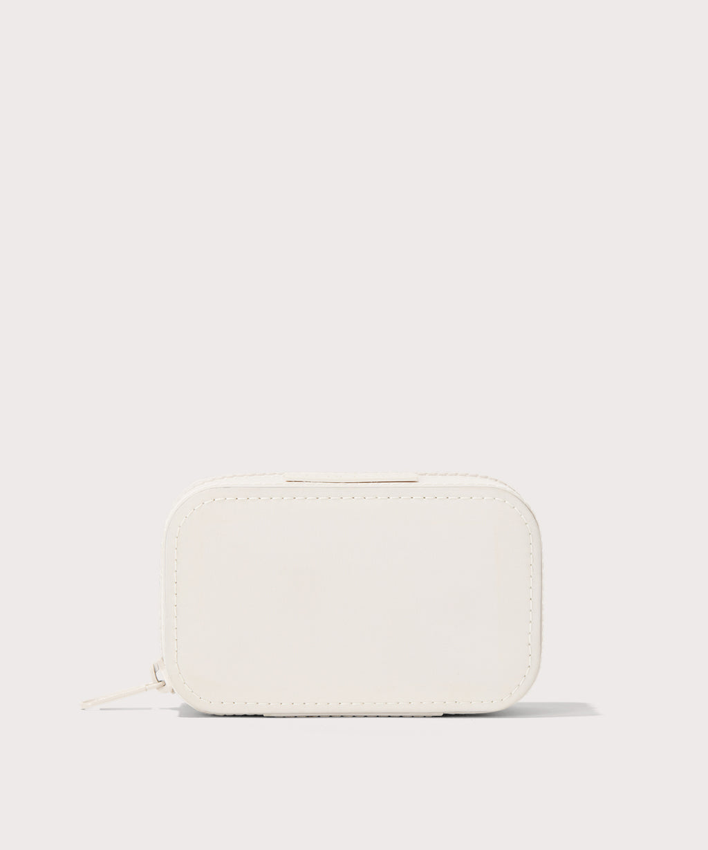 Dagne Dover Small Frankie Jewelry Case in Moonbeam
